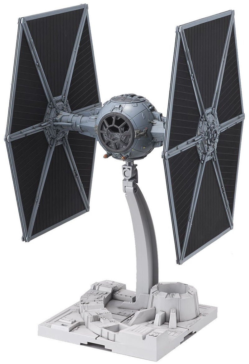 BANDAI SPIRITS Bandai Hobby - Star Wars - Tie Fighter, Bandai Spirits Star Wars 1/72 Vehicle Model Kit - Image 1