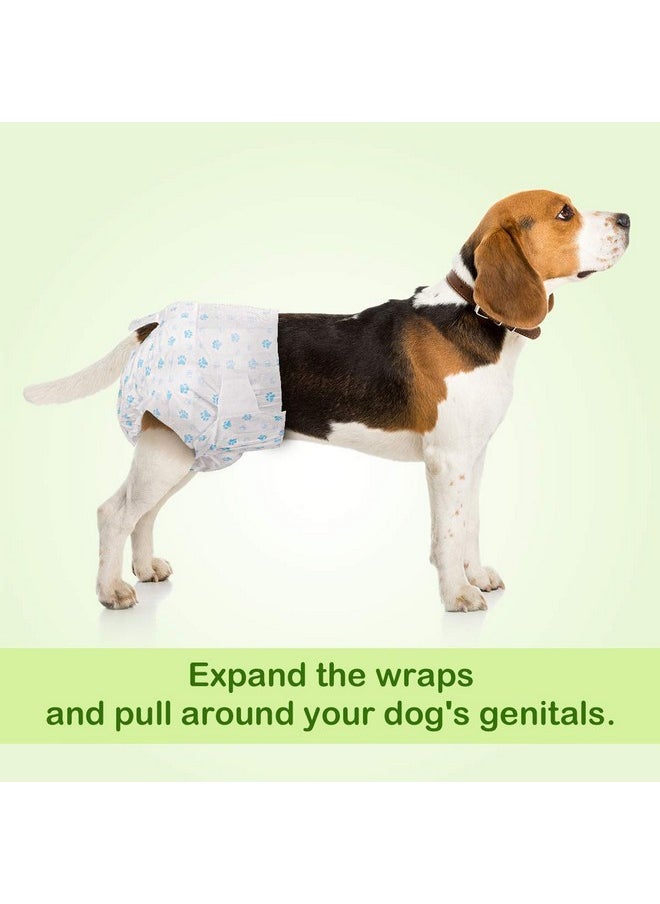 PET Petsoft Disposable Pet Diapers For Female Dogs Super Absorbent And Soft Heating And Pee Liners Small Size, Including 12 Puppy Diapers For Dogs And Cats  - Image 4