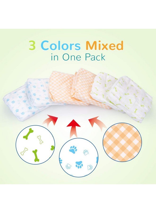PET Petsoft Disposable Pet Diapers For Female Dogs Super Absorbent And Soft Heating And Pee Liners Small Size, Including 12 Puppy Diapers For Dogs And Cats  - Image 2
