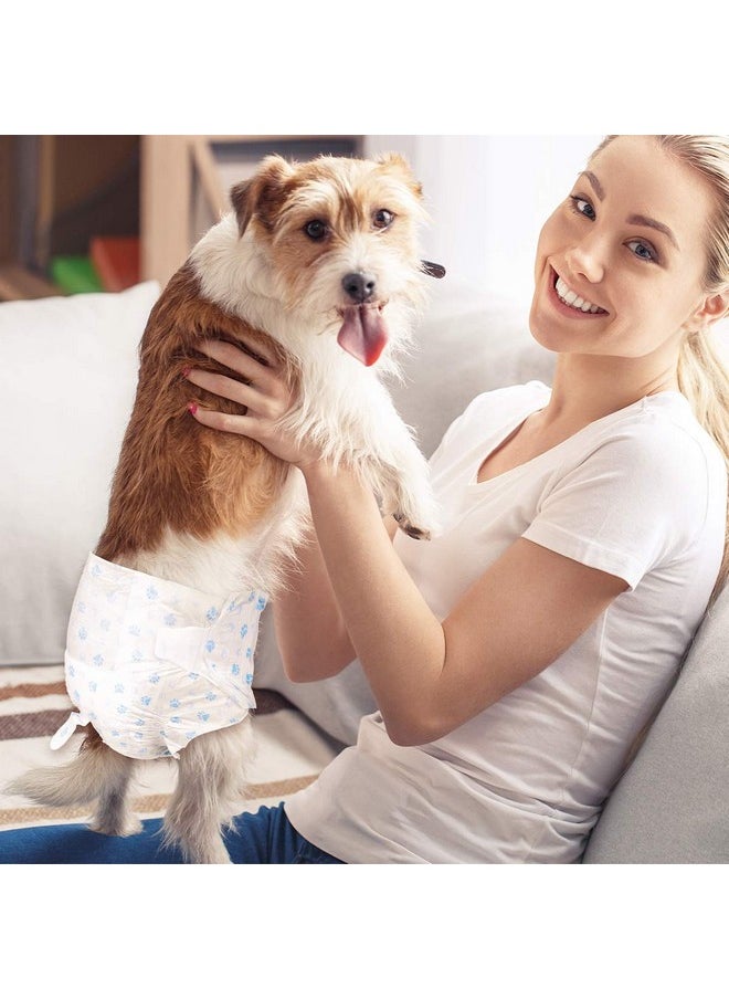 PET Petsoft Disposable Pet Diapers For Female Dogs Super Absorbent And Soft Heating And Pee Liners Small Size, Including 12 Puppy Diapers For Dogs And Cats  - Image 5