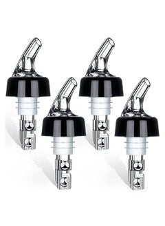 Excefore Automatic Measured Bottle Pourer- Quick Shot Spirit Measure Pourer Drinks Dispenser Water Home Restaurant Tools Pack of 4-1oz/30ml (Clear)  - Image 1