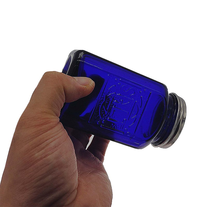 Kerixi Vintage Salt and Pepper Shakers (Blue, Large) - Image 3