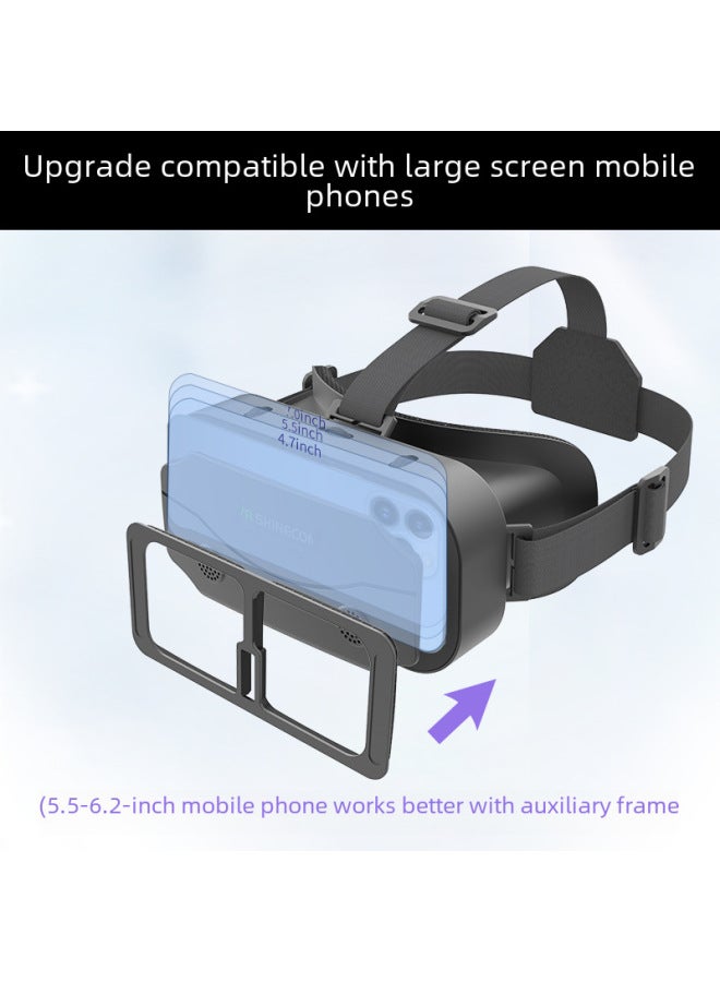 Vrshinecon Phantom Mirror Virtual Reality Vr Glasses For Mobile Movies Games 3d Digital Eyewear Vr-Color:G13 Black - Image 3