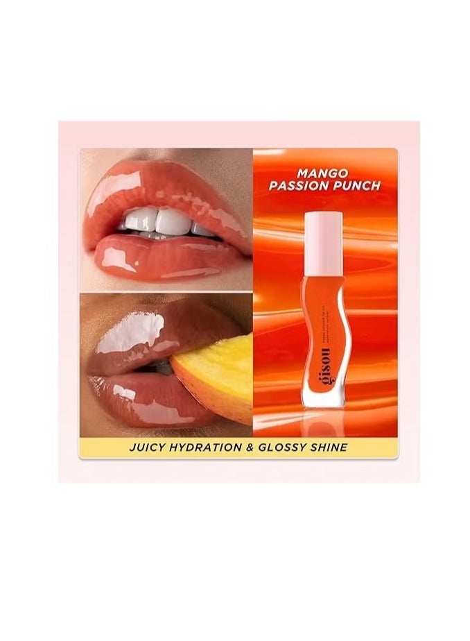 Gisou Honey Infused Lip Oil, Mango Passion Punch, 8 ml - Image 3