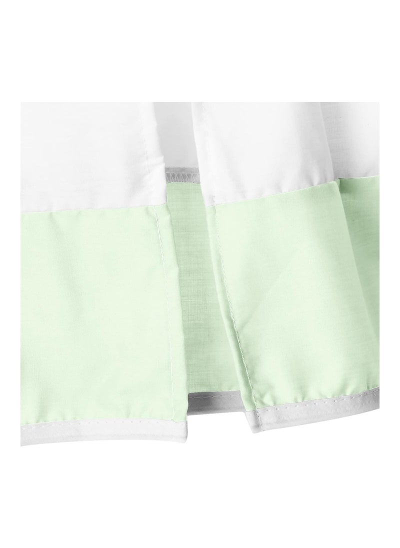 Baby Doll Sweet Lodge Collection Crib Skirt/Dust Ruffle In Mint  - Image 2