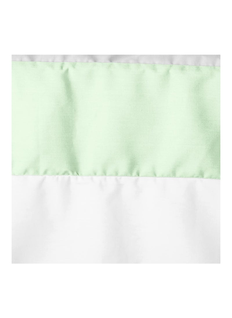Baby Doll Sweet Lodge Collection Crib Skirt/Dust Ruffle In Mint  - Image 4