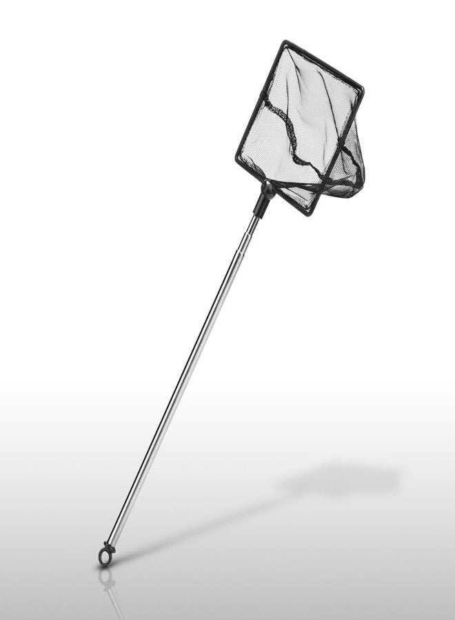 داتو شبكة صيد أسماك داتو مقاس 5 بوصات لحوض أسماك بيتا، مصنوعة من النايلون النانوي، مزودة بمقبض قابل للتمديد من 10 إلى 25 بوصة، مع ضمان لمدة عام واحد. - Image 2