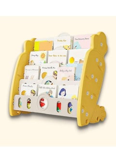 Kids Bookshelf 2 in 1 Design 3 Sling Children's Bookcase Display Stand 2 Toy Storage Cabinet for Book Storage Display Holder Bookcase
