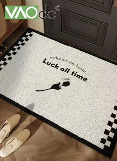 VAOdo Simple Entrance Door Mat Strong Decontamination High Elasticity Non-Slip Mat Warm Entrance Door Decoration Non-Slip Wire Mat Suitable For Bedroom Door Living Room Entrance Restaurant Etc 60*90CM  - Image 1