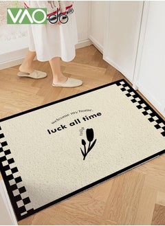 VAOdo Simple Entrance Door Mat Strong Decontamination High Elasticity Non-Slip Mat Warm Entrance Door Decoration Non-Slip Wire Mat Suitable For Bedroom Door Living Room Entrance Restaurant Etc 60*90CM  - Image 4