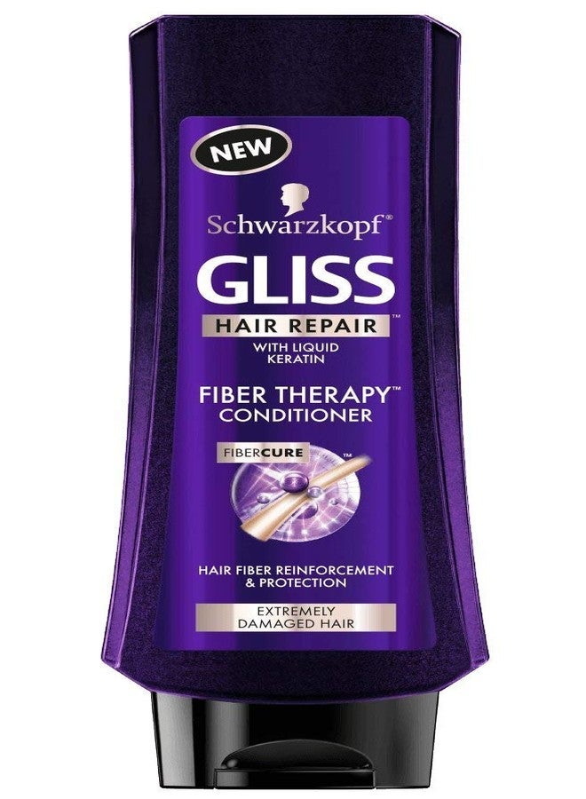 Gliss Schwarzkopf Gliss Hair Repair - Fiber Therapy For Extremely Damaged Hair - Shampoo & Conditioner Set - Net Wt. 13.6 FL OZ (400 mL) Per Bottle - One Set - Image 2