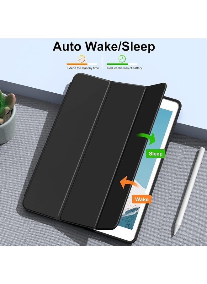 IAF Smart Case for iPad 10.2 Inch (2021/2020/2019) â€“ Black Cover with Integrated Pencil Holder and Auto Sleep/Wake - Image 4