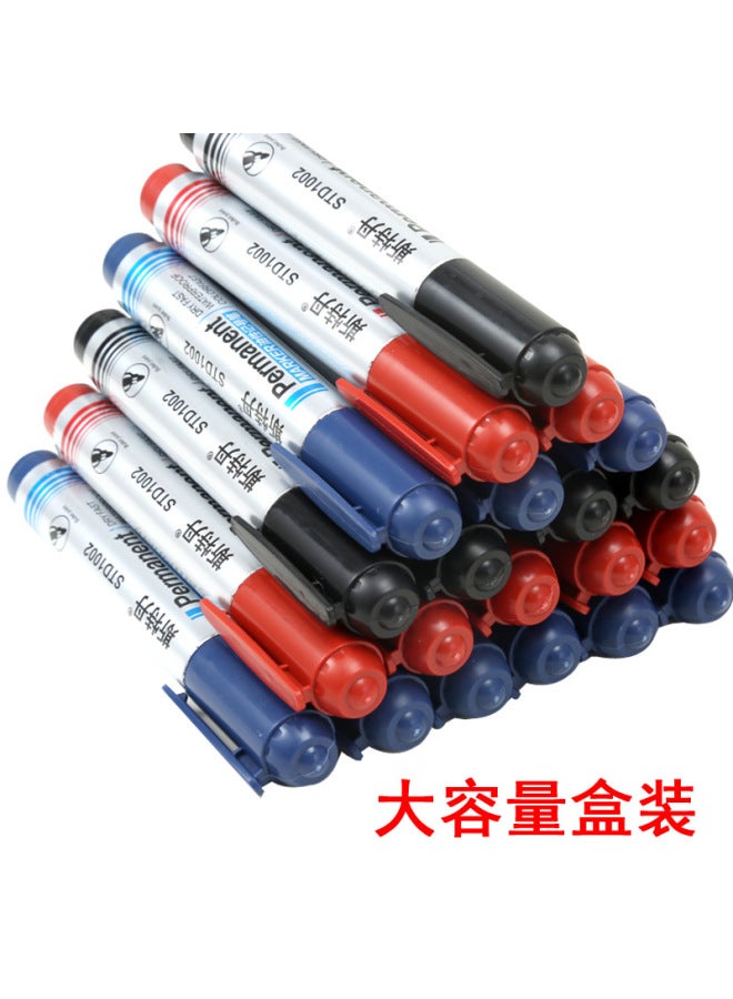 HELPS قلم ماركر ستيدان بالزيت أسود رأس كبير قلم سعة كبيرة مقاوم للماء سريع الجفاف قلم ماركر سميك قرطاسية مكتبية - Image 3