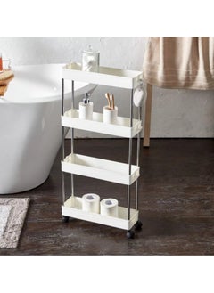 MT Four-Layer Multipurpose Storage Rack , 4 Tier Storage Shelf with Four Wheels  - Image 3