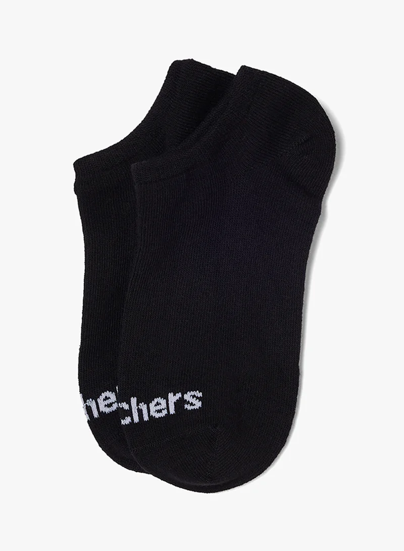 سكيتشرز 6 Pack Non-Terry No-Show Socks
