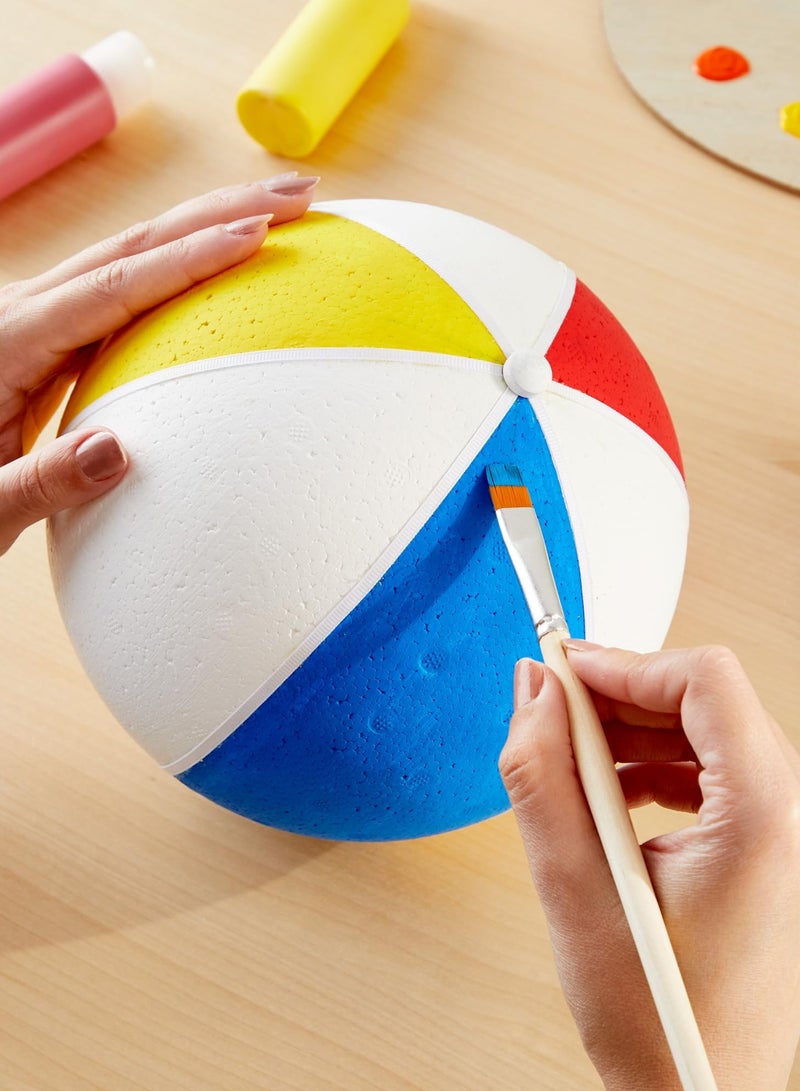 كرافت ماجيك عبوة 7.5 بوصة من 1 ، كرة رغوة بيضاء كبيرة للحرف اليدوية - كرات البوليسترين الصلبة لمشاريع DIY والمشاريع المدرسية وسنتربيس الزهور - Image 4