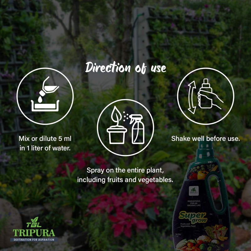 TBL TRIPURA DESTINATION FOR ASPIRATION TBL Home Gardening Organic Fertilizer kit for Independent House LawnsTerrace Kitchen - Image 5