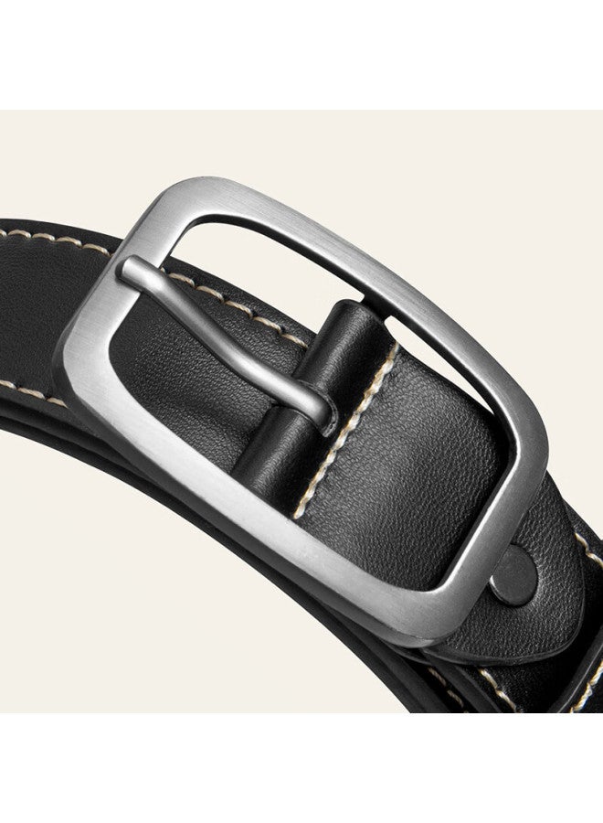 Cow Men's Leather Belt Men's Pin Buckle Belt Men's Summer Jeans Belt Casual Valentine's Day Gift For Husband - Image 2