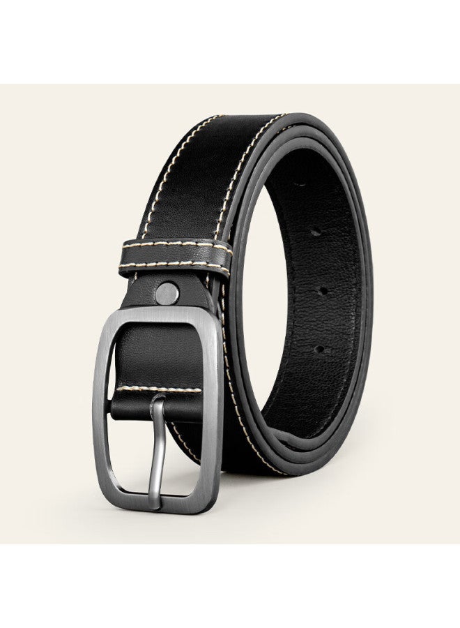 Cow Men's Leather Belt Men's Pin Buckle Belt Men's Summer Jeans Belt Casual Valentine's Day Gift For Husband - Image 5