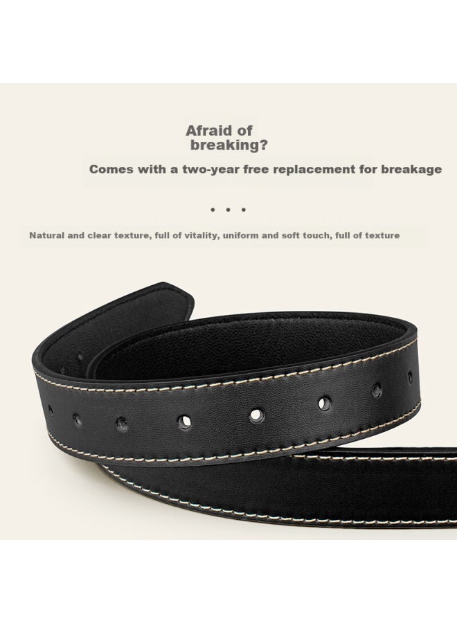 Cow Men's Leather Belt Men's Pin Buckle Belt Men's Summer Jeans Belt Casual Valentine's Day Gift For Husband - Image 3