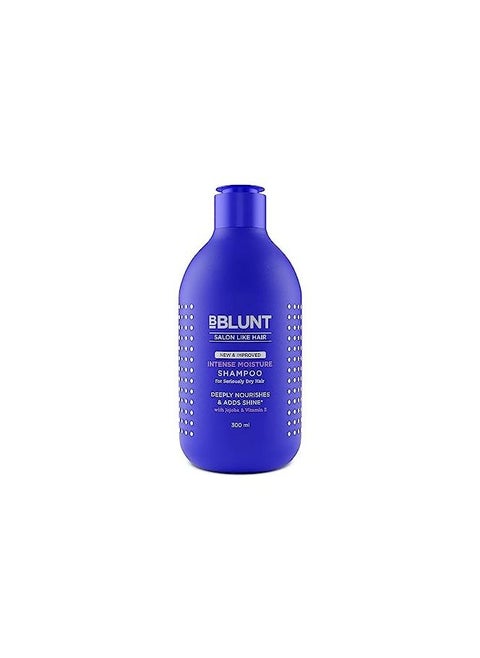 BBLUNT Intense Moisture Shampoo with Jojoba and Vitamin E for Dry & Frizzy Hair