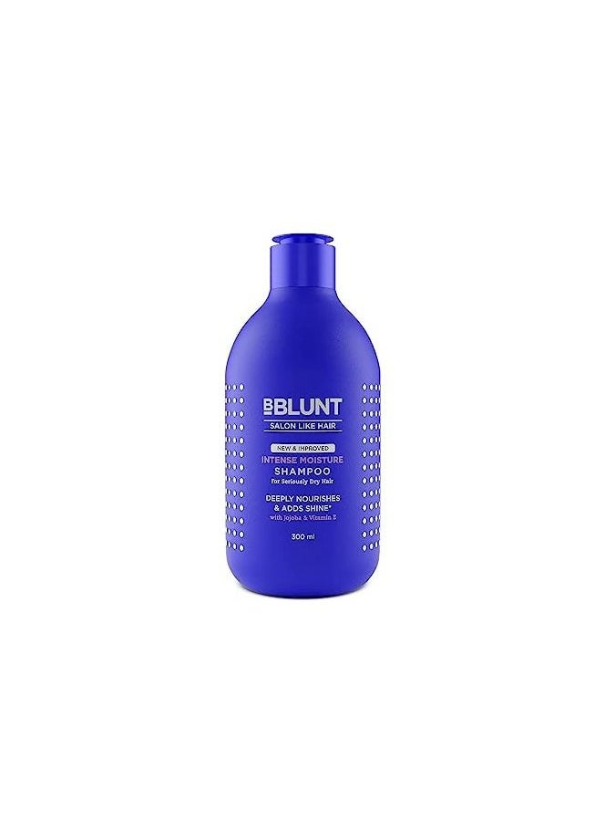 BBLUNT Intense Moisture Shampoo with Jojoba and Vitamin E for Dry & Frizzy Hair