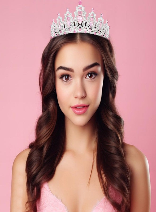 YARIEW Pink Sweet 16 Sash & Tiara - 16th Birthday Crown Set, Perfect for 16 Year-Olds - Image 4
