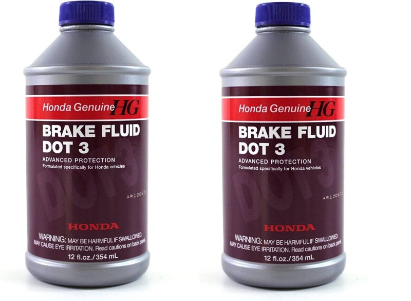 Honda Genuine Honda And Acura Brake Fluid Dot 3 (Pack Of 2)