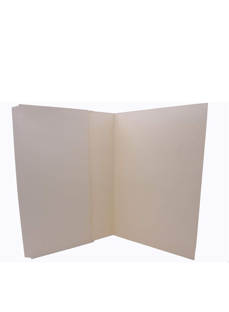 MODEST DOCUMENT WALLET FOLDER FULL FLAP/COVER F4 300GSM BUFF MS335-10PCS - Image 2