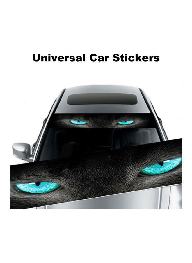 NIBEMINENT Cat Eye 3D Stereoscopic Car Front Windshield Sticker - Image 3