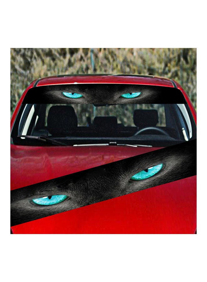 NIBEMINENT Cat Eye 3D Stereoscopic Car Front Windshield Sticker - Image 2