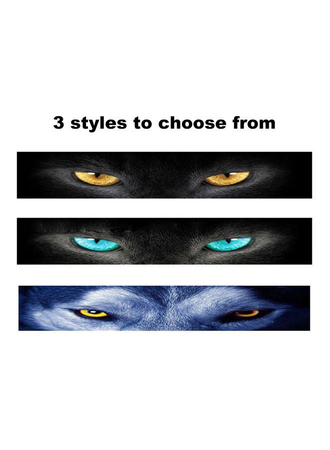 NIBEMINENT Cat Eye 3D Stereoscopic Car Front Windshield Sticker - Image 4