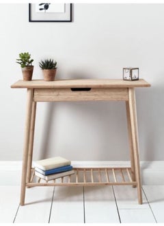 Art Wood Console Tables 35x80x90 Cm-Beige 
