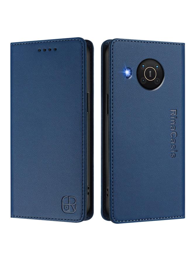 اس-توب جراب هاتف Nokia X20 / X10 RC01 من الجلد ثنائي الطي مع خاصية الشفط المغناطيسي بتقنية RFID - Image 2