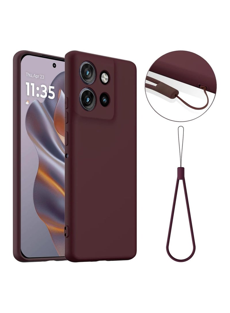 general Shell compatible with MOTOROLA Moto Edge 50 Neo, [compatible with Mag-Safe], ultra-thin liquid silicone soft rubber gel, full camera protection, simple case with solid color buffer - Image 2