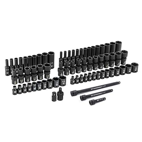GEARWRENCH 71 Piece 1/4" Drive 6 Point Standard & Deep Universal Impact SAE/Metric Socket Set | 84903 - Image 3