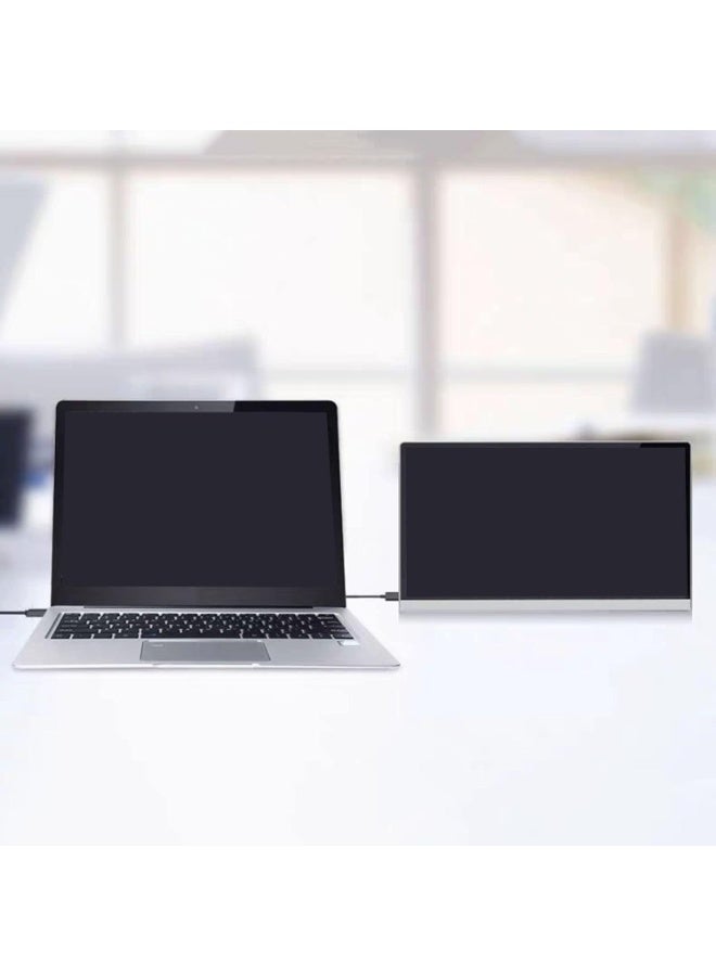 11.6" Portable Ultra-Slim External Monitor – FHD 1080P Micro-Frame Display with HDMI & USB-C, 60Hz Travel Screen for Laptop, PC, Mac - Image 2
