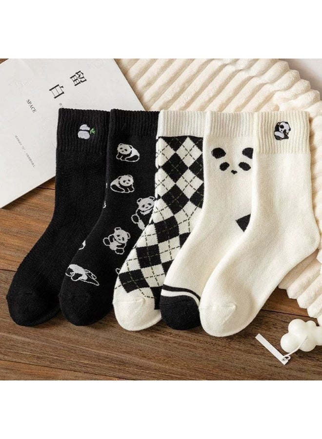 عرض زوجين من الشرابات الحريمي القطن فوطة مبطن طويل – شيك جدًا ويدفئ القدم - Image 1