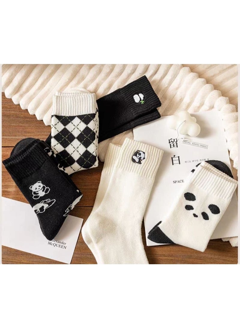 عرض زوجين من الشرابات الحريمي القطن فوطة مبطن طويل – شيك جدًا ويدفئ القدم - Image 5