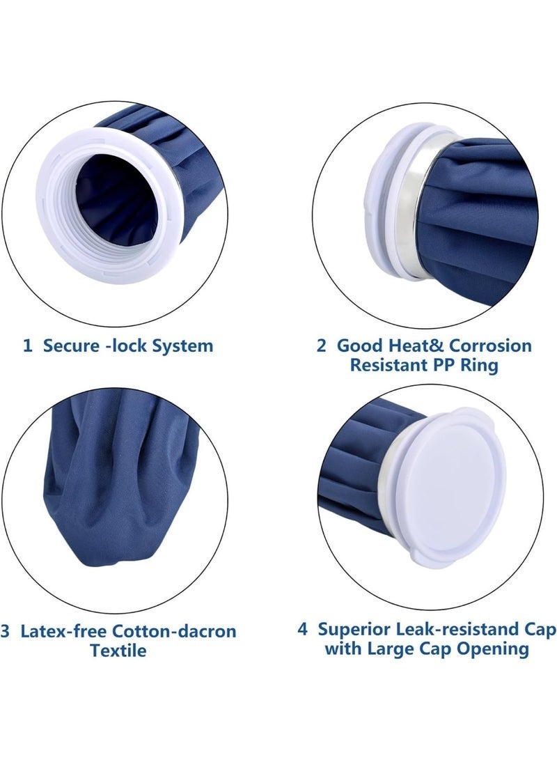 Lynacz Original Reusable Ice Pack Hot & Cold Therapy Bag for Pain Relief with Cover, No-Leak Design - Image 3