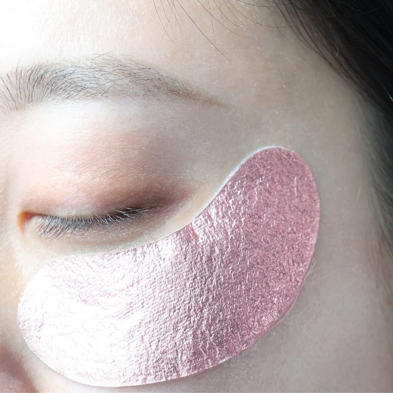 glowiest Sweet Dreams Collagen Glow Rose Gold Eye Masks - Korean Under Eye Patches Puffy Eyes, Dark Circles & Wrinkles | Collagen, Niacinamide, Hyaluronic Acid & Peptides | Hydrating Eye Treatment & BeautyCare - Image 5