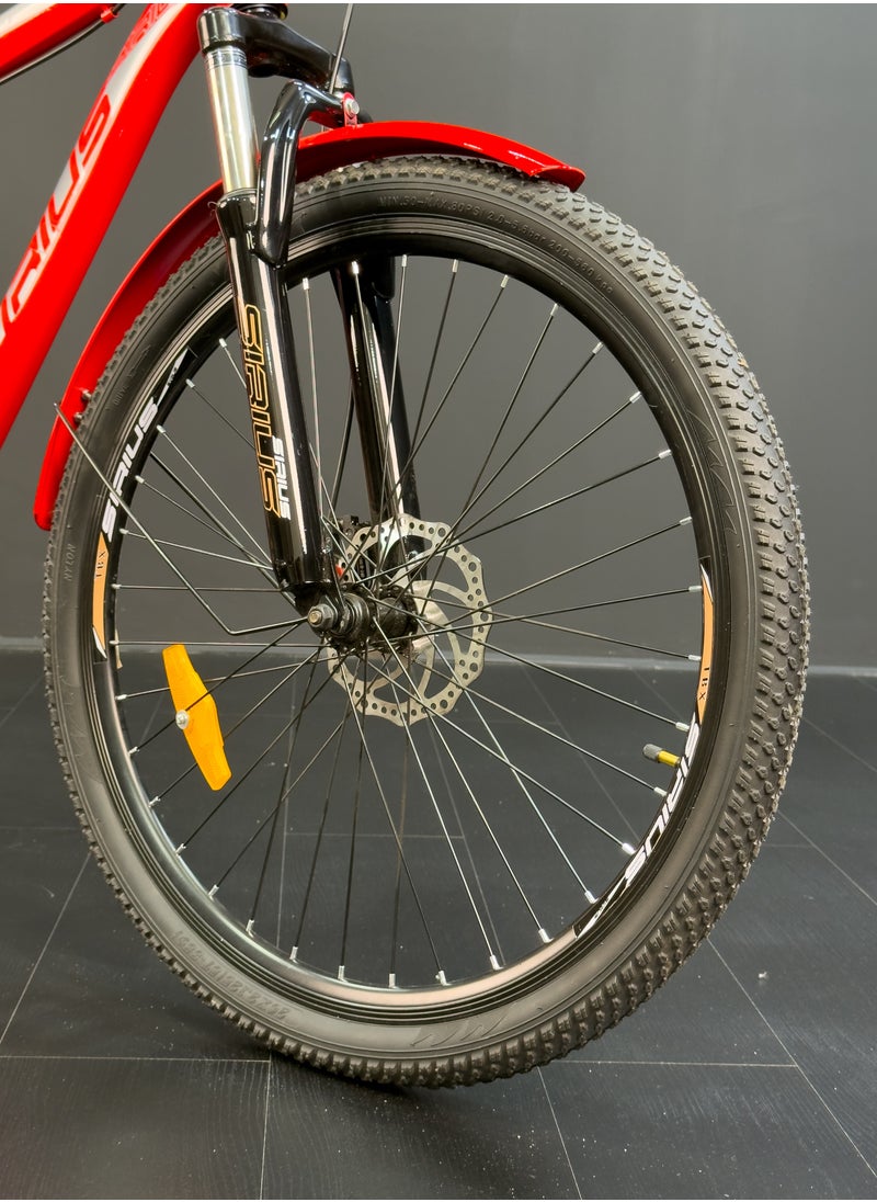 SIRUS Mountain Bike MT880-1 Speed, 26 Inches - Red  - Image 2