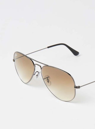 Unisex Full Rim Aviator Sunglasses - 0RB3025 - Lens Size: 58 mm - Grey - view 3