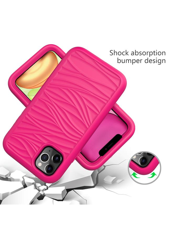 اس-توب جراب لهاتف iPhone 11 Pro بنمط موجة 3 في 1 جراب واقٍ مقاوم للصدمات من السيليكون والكمبيوتر الشخصي - Image 2