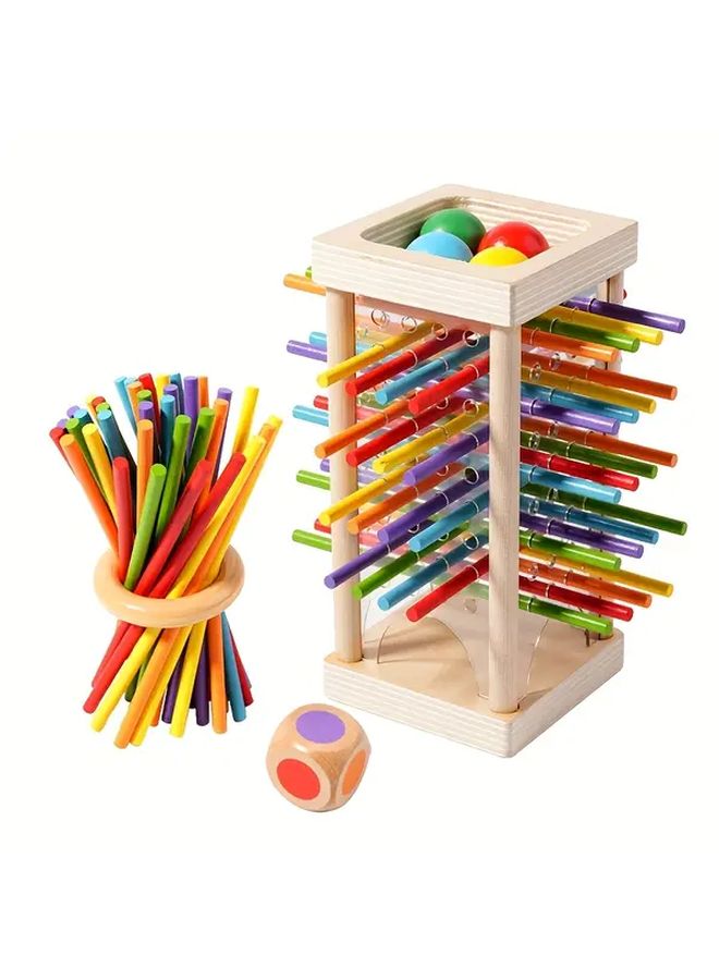 Balanced Pull Stick Game For Hand Eye Coordination And Focus Interactive Toy - Image 1