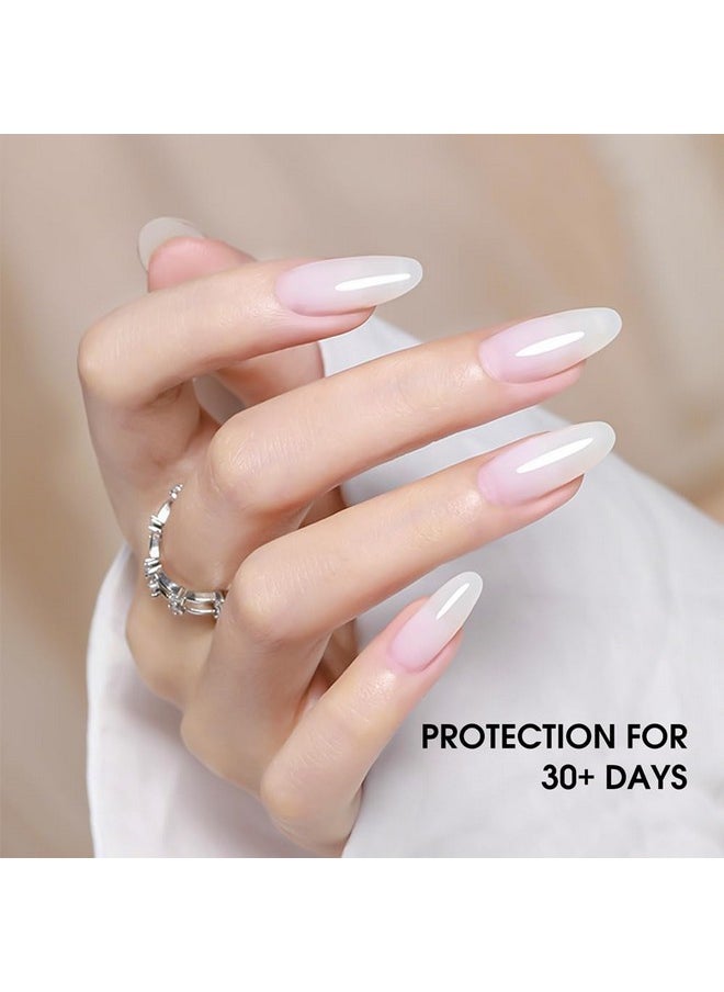 V VENALISA - Venalisa White Gel Nail Polish, 1Pcs Milky White For Nails Color Builder High Gloss Soak Off U V Gel Nail French Nail Manicure Salon Diy - Image 1