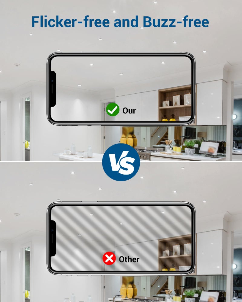 DEWENWILS 6-Pack GU10 LED Light Bulb, Dimmable 5000K Daylight GU10 Bulb Replacement for Track Lighting, 7W(50W Equivalent) LED Bulbs for Living Room, Kitchen Range Hood, Bathroom, 500LM - Image 4