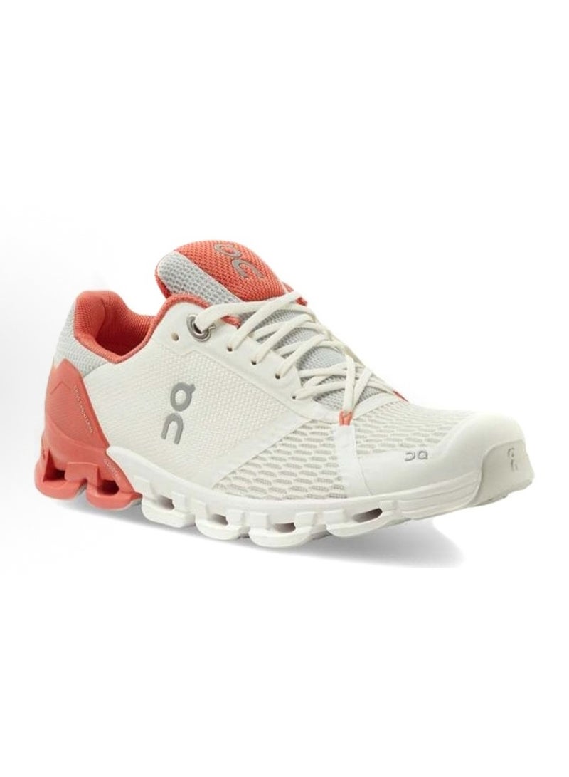 ON cloud flyer casual sneakers white orange  - Image 3
