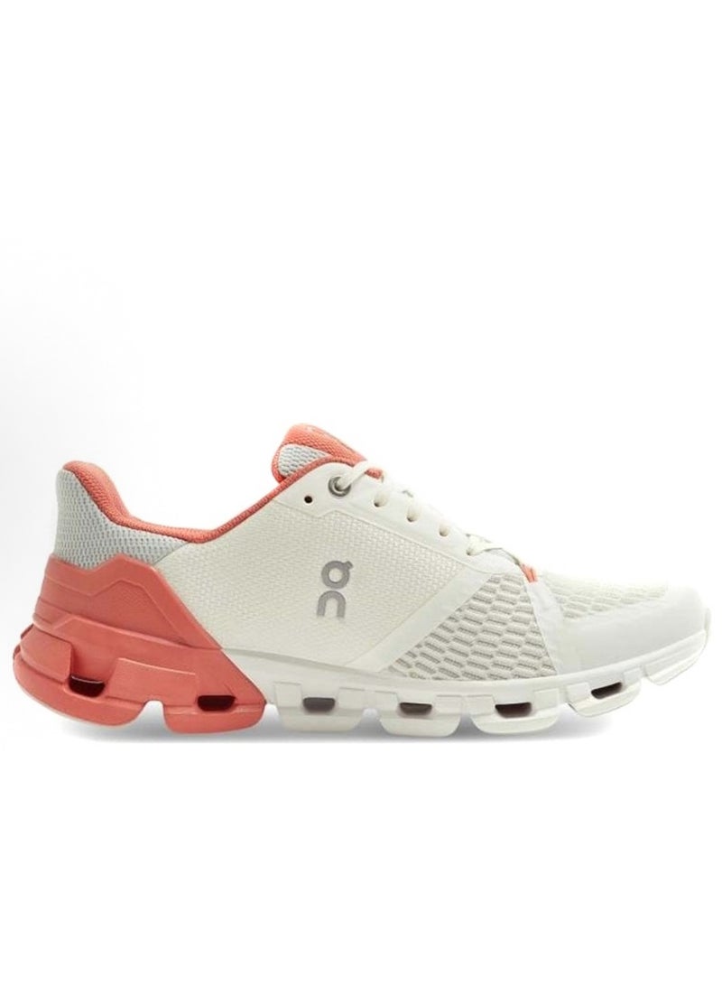 ON cloud flyer casual sneakers white orange  - Image 2