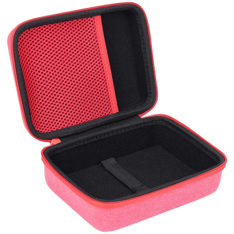 Co2Crea حافظة co2CREA الصلبة البديلة لجهاز Zoom FOUR بيس غيتار متعدد التأثيرات (حافظة Zoom G1 B1 A1 FOUR بيس غيتار، حافظة حمراء) - Image 4